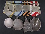 Spojka vyznamenání, Řád rudého praporu č.227007, Řád slávy č. 312876, Medaile za odvahu č. 1225331, Medaile za bojové zásluhy č.1064607