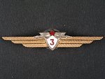 Odznak třídního specialisty letectva 1954-68. Palubní radista 3tř. č.569