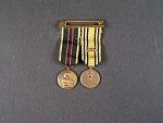 Miniatura medaile odboje 1940-1944 a pamětní medaile 1940-1945