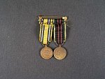 Miniatura medaile odboje 1940-1944 a pamětní medaile 1940-1945