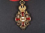 Řád Františka Josefa I., komander , výrobce V. Mayers & sohne, v bezvadném stavu s původním závěsem a stuhou