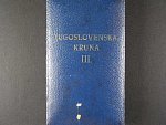 Řád Jugoslávské koruny III. stupně + dekret + orig. etue