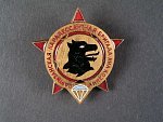 Partyzánský paradesantní odznak brigády Jana Koziny, číslovaný 438