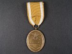 Německá pamětní medaile za budování obranného valu, původní stuha