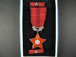 Řád Rudé hvězdy II. vydání po roce 1960 ČSSR č. 6395 + orig etue