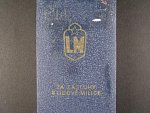 Vyznamenání - Za zásluhy o lidové milice - II. třída, etue