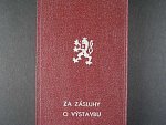 Vyznamenání - Za zásluhy o výstavbu I. vydání 1951-1960 ČSR č.1887 + orig. etue
