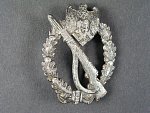 Pěchotní útočný odznak, zinek, výrobce Franke & Co.