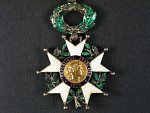 Řád čestné legie, rytíř, 3. republika 1870 - 1951, mírně poškozený zelený smalt
