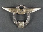 Pilotní odznak pro ČS. sportovní letce z r. 1946 č.757, punc Ag