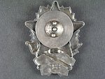 Odznak vojenské technické akademie 1954 č.283, výrobce Zukov Ag900