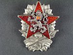 Odznak vojenské technické akademie 1954 č.342, výrobce Zukov Ag900