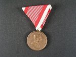 Bronzová medaile za statečnost 1914-17 nová stuha