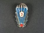 Odznak výsadkového vojska z období 1965-1993 3.tř.