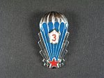 Odznak výsadkového vojska z období 1965-1993 3.tř.