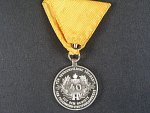 Rakouská medaile za 40 let u požární a záchrané služby