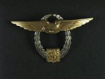 Pilotní odznak pro ČS. sportovní letce z r. 1946 č.1596, punc Ag