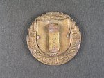 Odznak pro střelce z těžkého kulometu, plech, období 1945-48