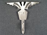 Odznak Dělostřelecký letecký pozorovatel 3.třídy, číslo 7059, výrobce Zukov Praha