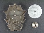 Odznak vojenské technické akademie 1954 č.567, výrobce Zukov Ag900