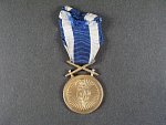 Československá vojenská medaile Za zásluhy, bronzová