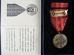 Medaile Za službu vlasti - ČSSR + etue a průkaz