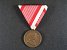 RAKOUSKO UHERSKO - Bronzov� medaile za state�nost, vyd�n� 1914 - 1917, nov� vojensk� stuha