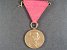 RAKOUSKO UHERSKO - Vojensk� jubilejn� pam. medaile z r.1898, bronz, p�vodn� stuha