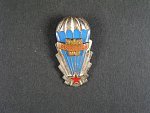 Odznak výsadkového vojska INSTRUKTOR z obdobi 1965-1992 č.0809, první typ