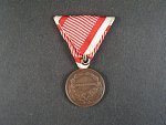 Bronzová medaile za statečnost, nová vojenská stuha, vydání 1917 - 1918