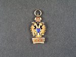 Miniatura Řádu Železné Koruny, zlato