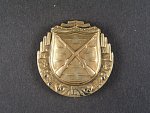 Odznak pro střelce, plný kov, období 1938-39