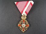Řád Františka Josefa I. rytíř, zlacený bronz