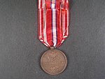 Pamětní odznak pro čs. dobrovolníky z let 1918-1919 s monogramem OP