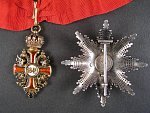 Řád Františka Josefa I., komandér s hvězdou, výrobce Gebr. Resch, hvězda VM, punc Au, v bezvadném stavu s původním závěsem a stuhou