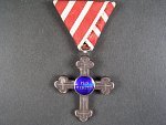Záslužný kříž pro vojenské duchovní ( PIIS MERITIS ) puncované Ag,