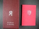 Vyznamenání - Za zásluhy o výstavbu I. vydání 1951-1960 ČSR č.1986 + orig. etue, průkaz a dekret s podpisem předsedy vlády V. Širokým