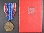 Medaile Za pracovní obětavost ČSR + průkaz