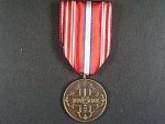 Pamětní odznak pro čs. dobrovolníky z let 1918-1919 bez monogramu OP