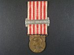 Pamětní francouzská medaile z let 1914-1918, se štítkem pro dobrovolníky + dekret na ČS legionáře
