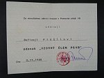 Čestný odznak PSVB + miniatura a průkaz