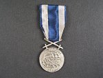 Československá vojenská medaile Za zásluhy, stříbrná