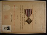 ČS válečný kříž 1939 + dekret