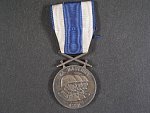 Československá vojenská medaile Za zásluhy, stříbrná, londýnská výroba