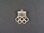 Odznak z XI. olympiády v Berlíně 1936, 33 x 30 mm