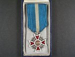 Řád Rumunské koruny, rytíř, civilní skupina, typ 1932-1947, originální etue