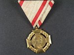 Jubilejní kříž 1908 na vojenské stuze