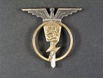 Odznak palubního radisty - operátora 1.tř. č.1404, výrobce Zukov Praha
