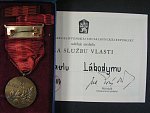Medaile Za službu vlasti - ČSSR + etue a průkaz