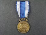 Československá vojenská medaile „za zásluhy“ bronzová + etue